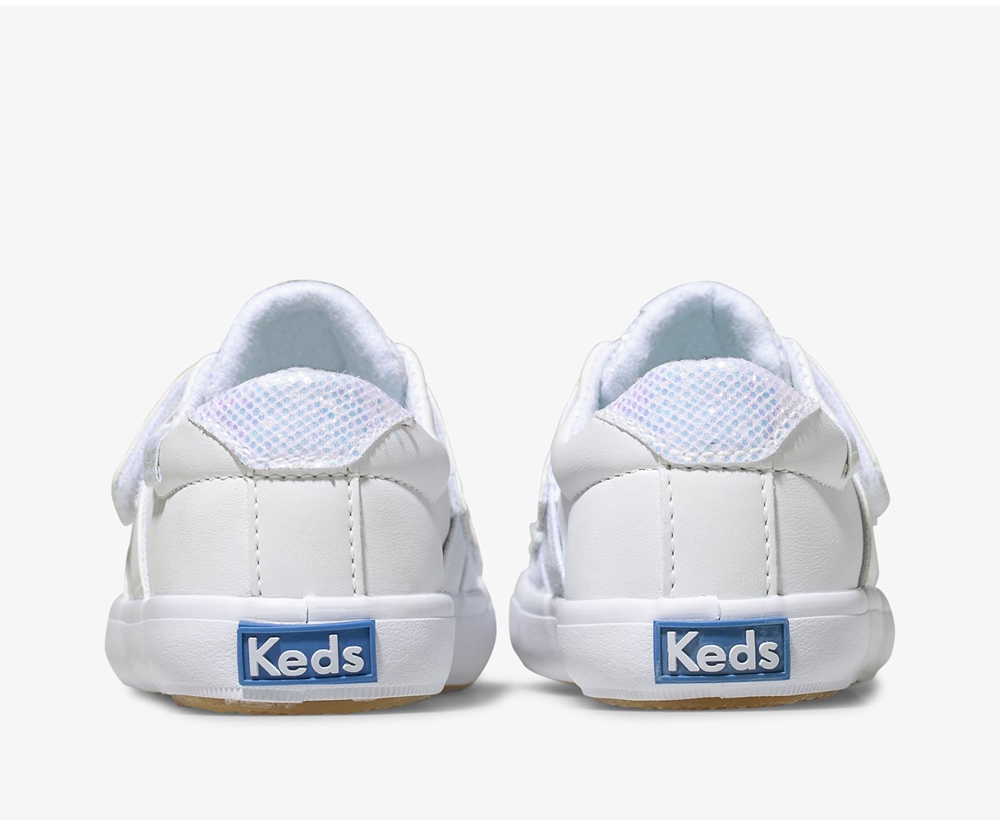 Keds Kids Slip Ons White - Courtney - 749DWHMOJ